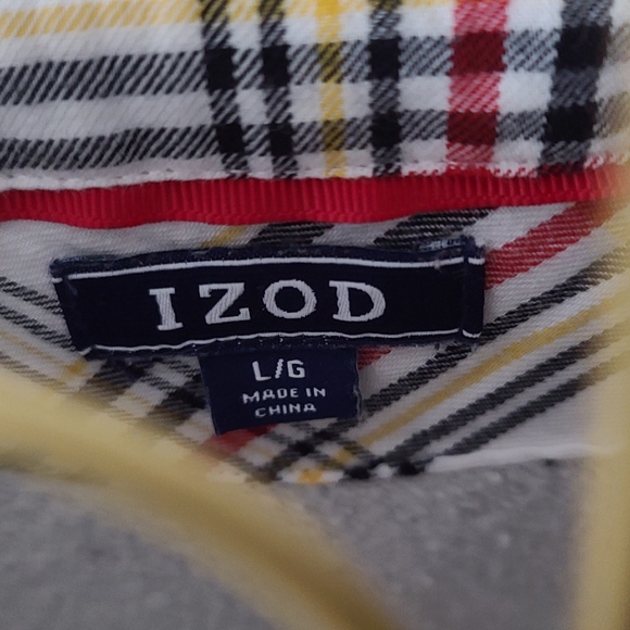 IZOD Sweatshirt with Tie-Front Design - Picture 2 of 6